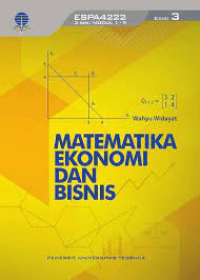Bahan Kuliah : Matematika Untuk Ekonomi Dan Bisnis