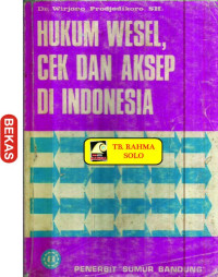 Hukum Wesel,Cek Dan Aksep Di Indonesia