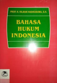 Bahasa Hukum Indonesia