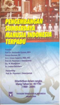 Pengembangan Sumber Daya Manusia Indonesia Terpadu