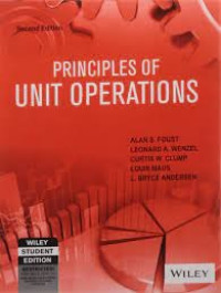 Principles of Unit Operations