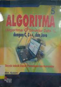 Algoritma (Algoritma & Struktur Data 1) dengan C,C ++, dan Java Teknik Dasar Pemograman Komputer