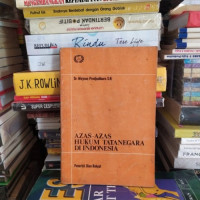 Azas-azas Hukum Tatanegara di Indonesia