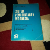 Sistem Pemerintahan Indonesia