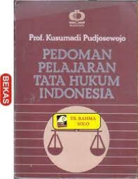 Pedoman Pelajaran Tata Hukum Indonesia