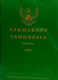 Farmakope Indonesia Edisi Ketiga