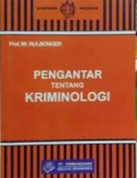 Pengantar tentang Kriminologi