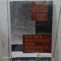 Petunjuk Pemotongan Pajak Penghasilan Pasal 21/26