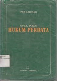 Pokok Pokok Hukum perdata