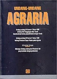 Undang-Undang Agraria