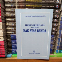 Hukum Perdata tentang Hak-hak Atas Benda