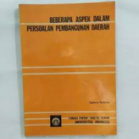 Beberapa Aspek Dalam Persoalan Pembangunan Daerah