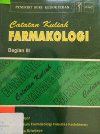 Catatan Kuliah Farmakologi