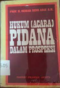 Hukum (Acara) Pidana Dalam Propeksi