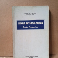 Hukum Antargolongan: Suatu Pengantar