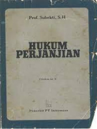 Hukum Perjanjian Cetakan XVI