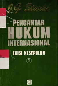 Pengantar Hukum Internasional I