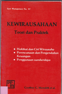 Kewirausahaan : Teori Dan Praktek