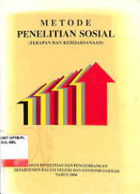 Metode Penelitian Sosial (Terapan dan Kebijaksanaan)