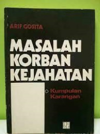 Masalah Korban Kejahatan (kumpulan karangan)