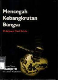 Mencegah Kebangkrutan: Pelajaran Dari Krisis