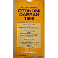 Undang-Undang Otonomi Daerah 1999