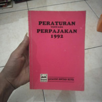 Peraturan tentang Perpajakan 1992