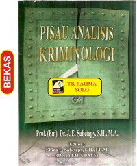 Pisau Analisis Kriminologi