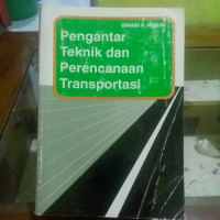 Pengantar Teknik Dan Perencanaan Transportasi