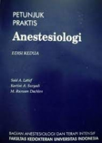 Petunjuk Praktis Anestesiologi