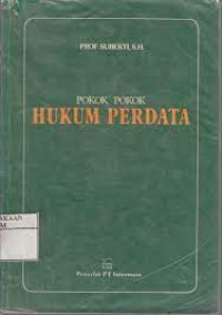 Pokok-pokok Hukum Perdata