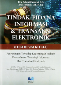 Tindak Pidana Informasi dan Transaksi Elektronik