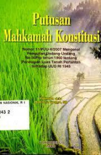 Putusan Mahkamah Konstitusi