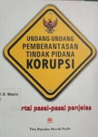 Undang-Undang Pemberantasan Tindak Pidana Korupsi