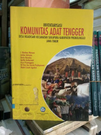 Inventarisasi Komunitas Adat Tengger