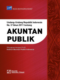 UU RI No. 5 Tahun 2011 tentang Akuntan Publik