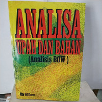 Analisa Upah dan Bahan