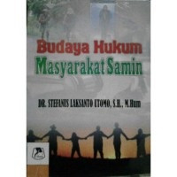 Budaya Hukum Masyarakat Samin