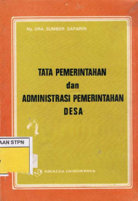 Tata Pemerintahan dan Administrasi Pemerintahan Desa