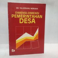 Dimensi - Dimensi Pemerintahan Desa