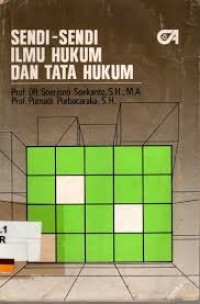 Sendi-sendi Ilmu Hukum dan Tata Hukum
