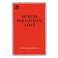 Hukum Perjanjian Adat