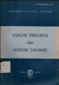 Hukum Perdata Dan Hukum Dagang