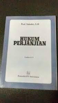 Hukum Perjanjian cetakan ke X