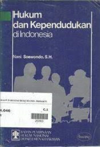 Hukum Dan Kependudukan Di Indonesia