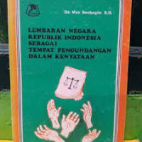 Lembaran Negara Rewpublik Indonesia Sebagai Tempat Pengudangan Dalam Kenyataan