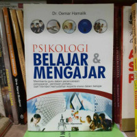 Psikologi Belajar dan Mengajar