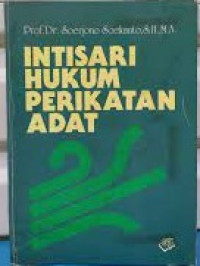 Intisari Hukum Perikatan Adat