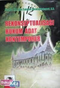 Rekonsep Tualisasi Hukum Adat  Kontemporer