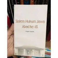 Sistem Hukum Jawa Abad ke 18